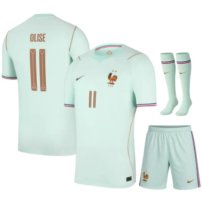 Francia OLISE 2026/27 Camiseta Visitante Niño Verde