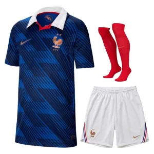 France 2026 World Cup Home Kids Kit Blue