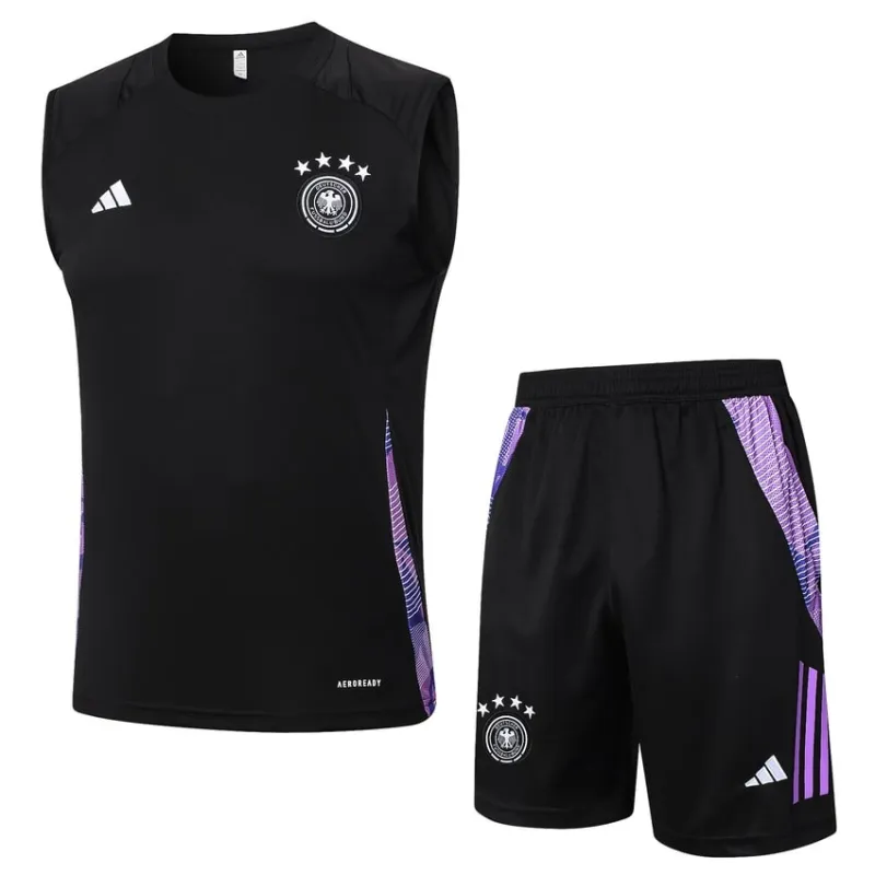Deutsches 2024/25 Weste + Kurze Hose - Schwarz