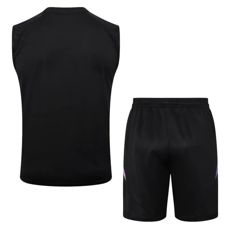 Deutsches 2024/25 Weste + Kurze Hose - Schwarz