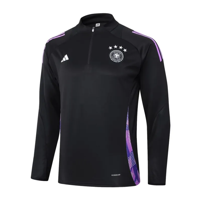 Vêtements de sport + pantalons de l'Allemagne 2024/25 - Noir