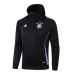 Vêtements de sport avec capuche + pantalons de l'Allemagne 2024/25 - Noir