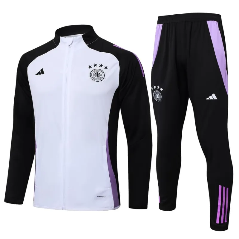 Giacca sportiva + pantaloni della Germania 2024/25 - Bianco e Nero