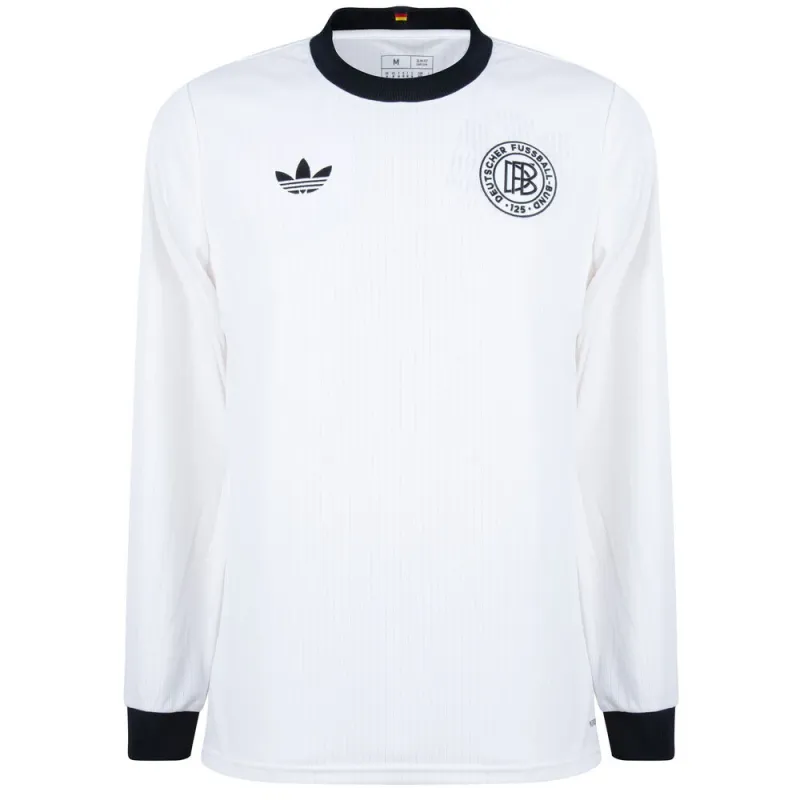 Germany 125th Anniversary Long-Sleeve Jersey - Fan Version - White