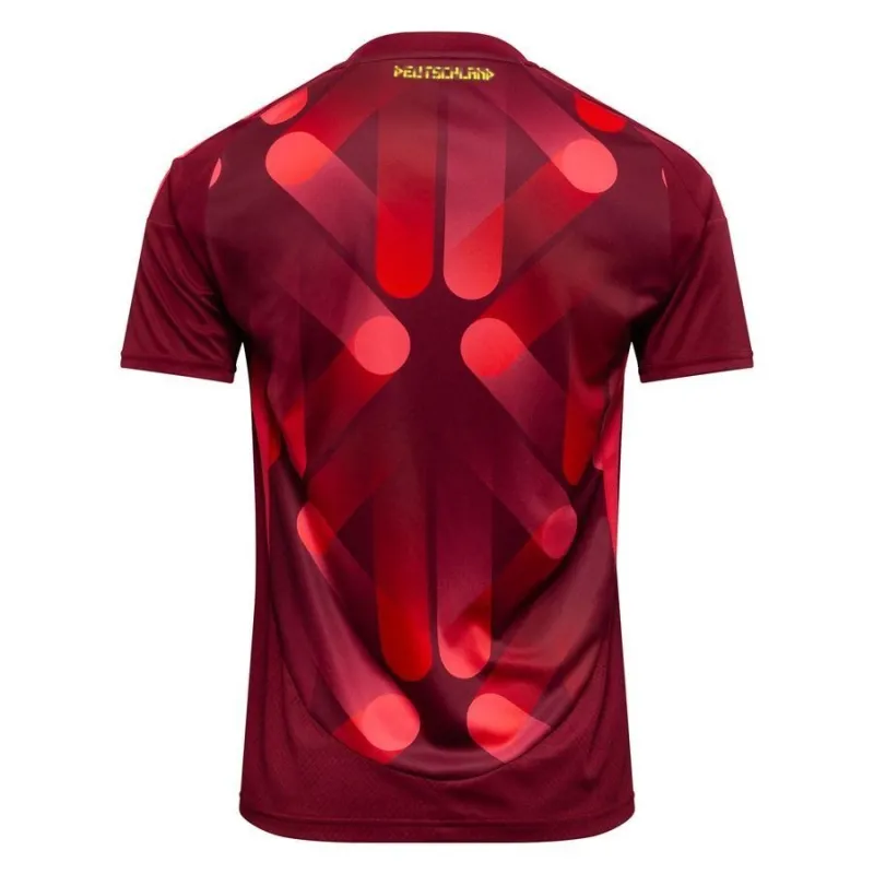 Camisa Visitante Alemania Masculina 2024 UEFA - Versión Fan - Rojo