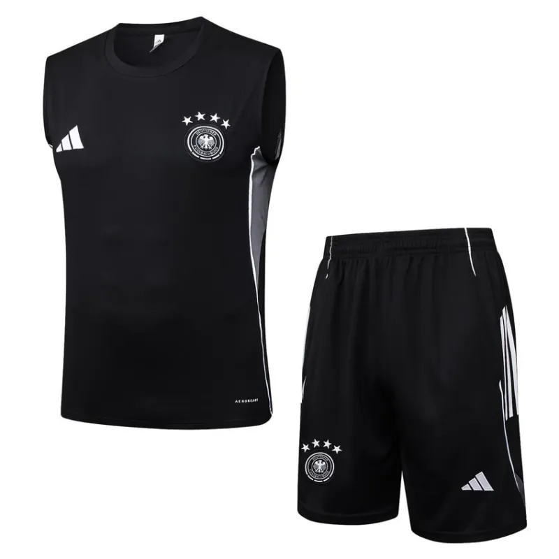 Germany 2025/26 Shorts and Vest Set - Black