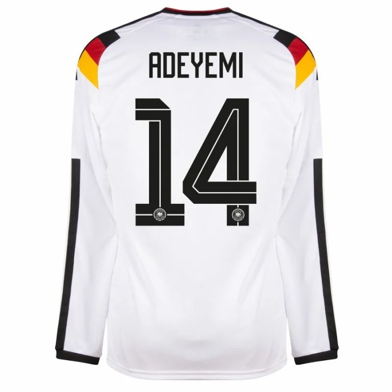 Germany ADEYEMI 2026/27 Home Long Sleeve Jersey - White