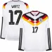 Germany WIRTZ 2026/27 Home Long Sleeve Jersey - White