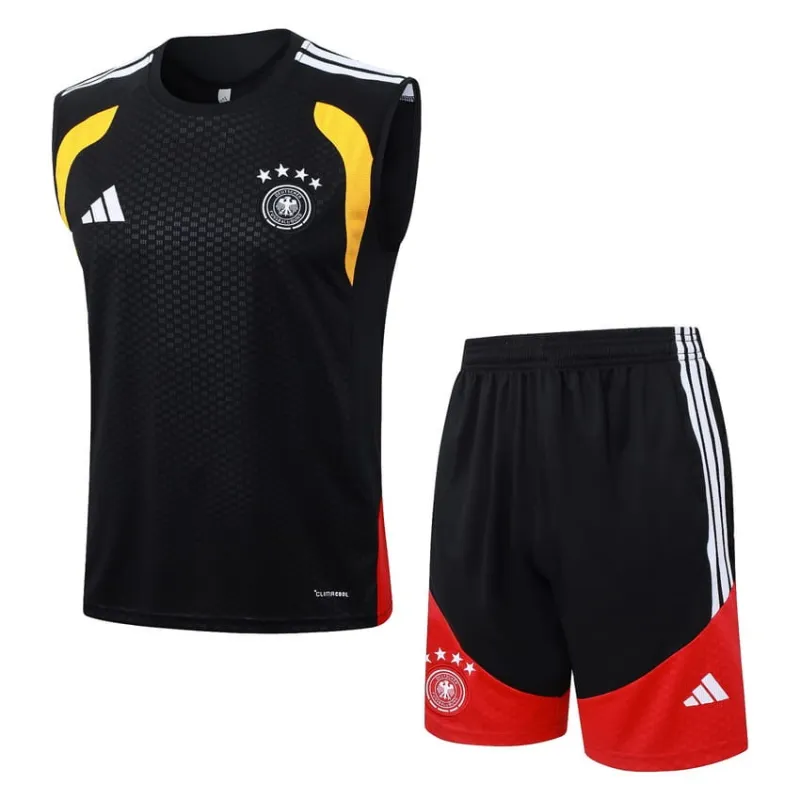 Conjunto Chaleco Alemania 2026/27 Negro