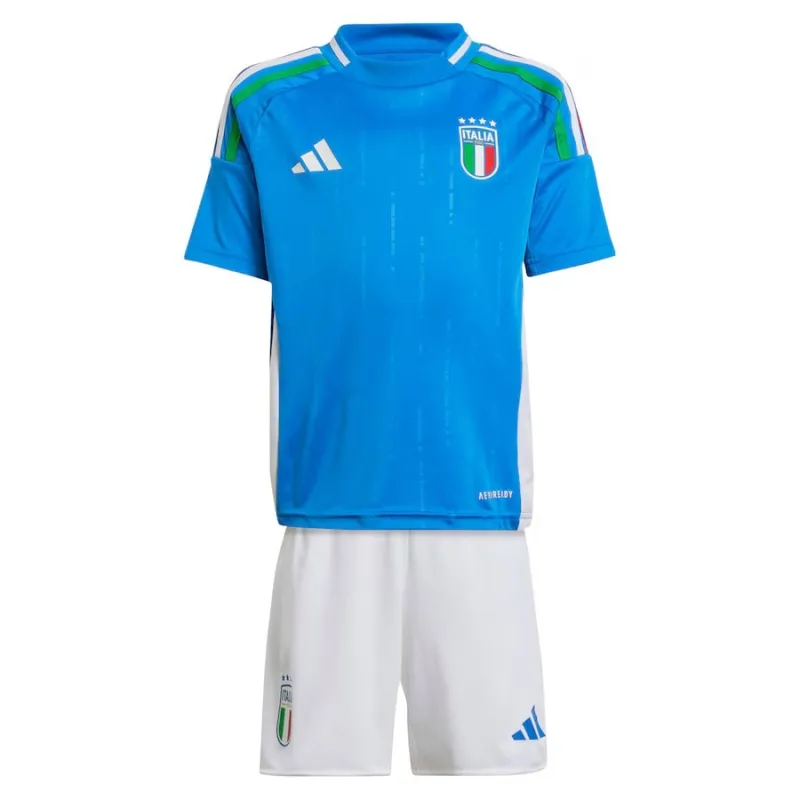 Il set di maglie per bambini di casa dell'Italia 2024/25 - Blu