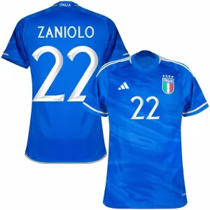 Zaniolo's Italy 2023/24 Home Jersey - Blue