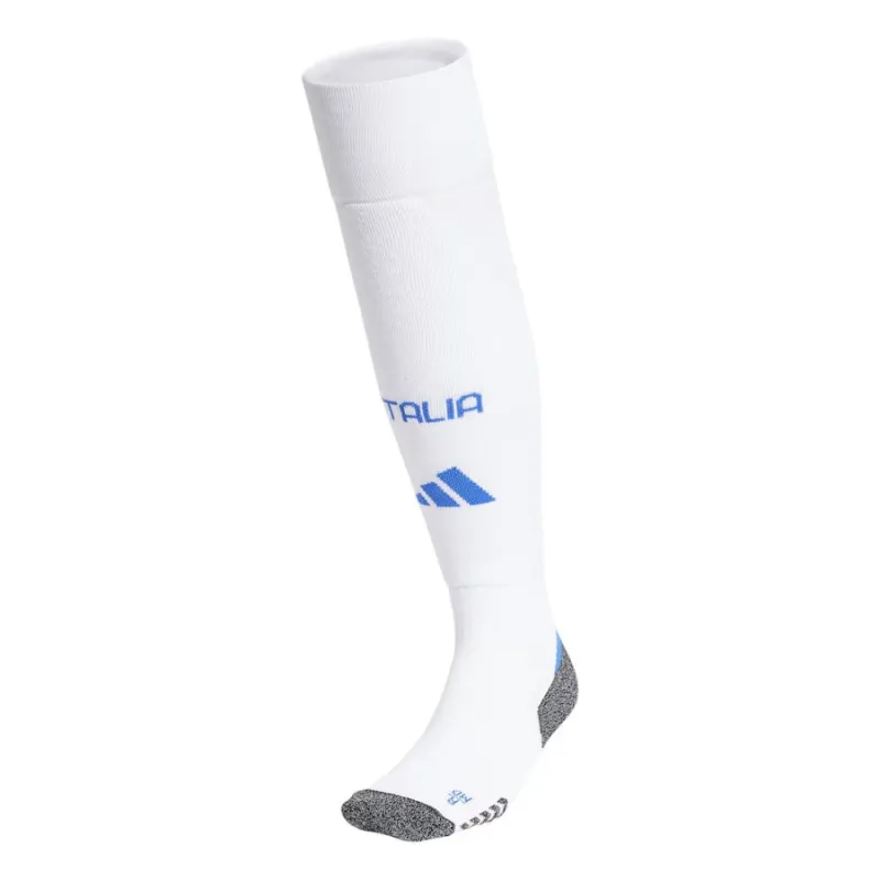 Italy's 2024/25 Away Football Socks - White