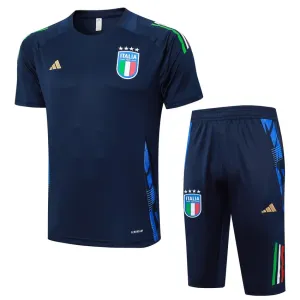 Italy's 2024/25 training suit + shorts - dark blue