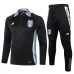 Italy's 2024/25 long-sleeved sportswear + pants - black