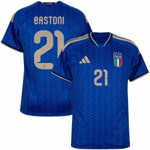 Italy BASTONI 2026/27 Home Jersey - Blue
