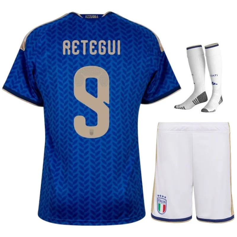 Italie RETEGUI 2026/27 Kit Enfant Domicile - Bleu