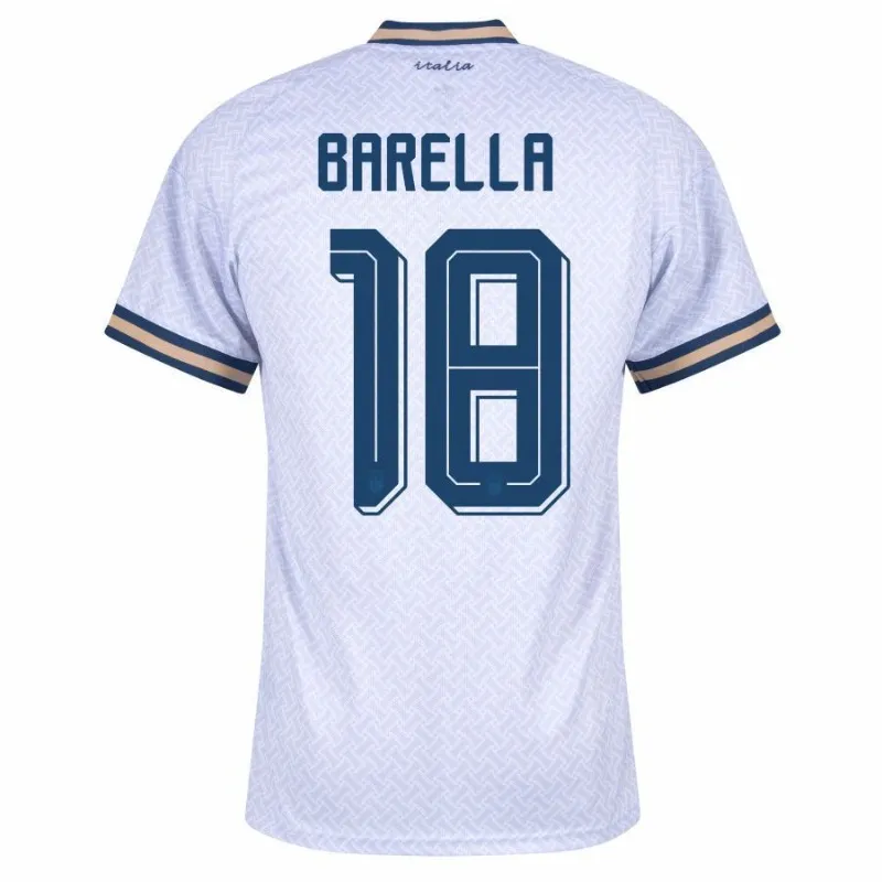 Italien BARELLA 2026/27 Auswärtstrikot Weiß