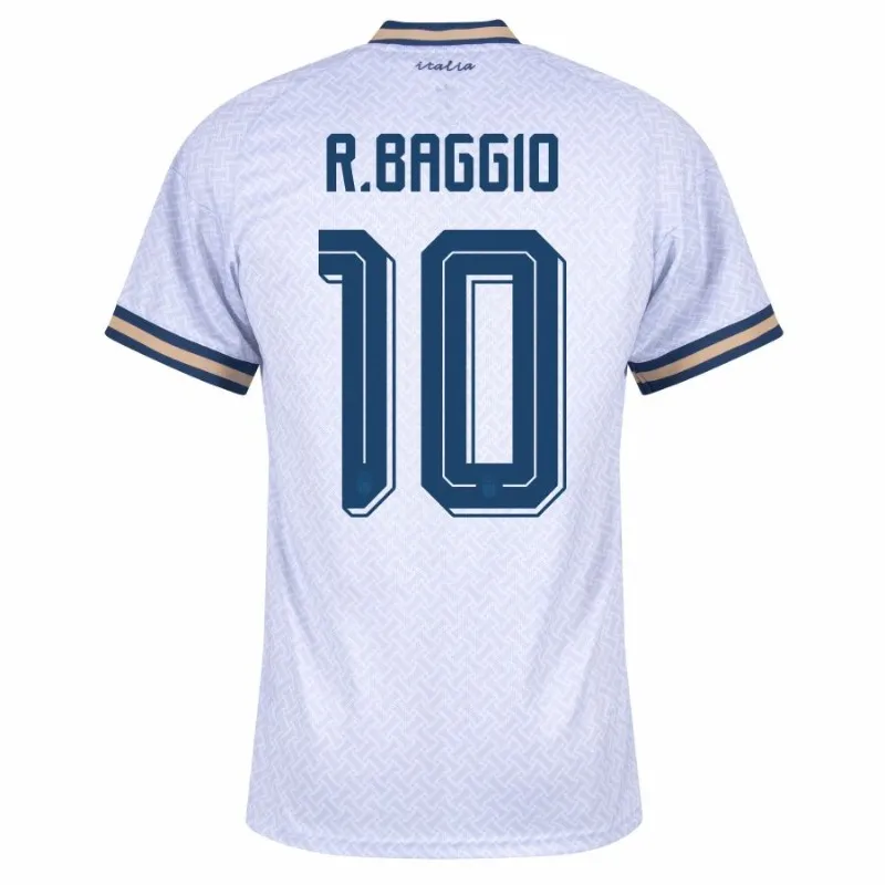 Italia R.BAGGIO 2026/27 Camiseta Visitante Blanco