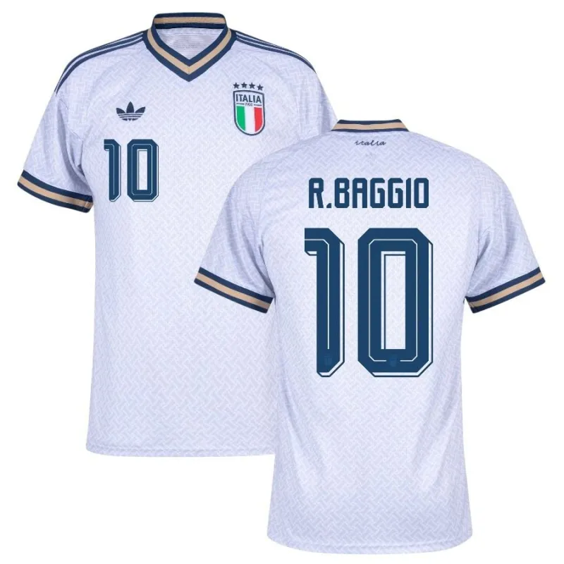Italia R.BAGGIO 2026/27 Camiseta Visitante Blanco