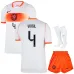 Netherlands VIRGIL 2026/27 Away Kids Kit White