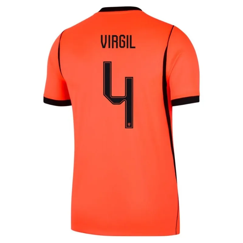 Netherlands VIRGIL 2026/27 Home Kids Kit Orange