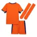 The Netherlands' 2024/25 home kids' football jersey set - orange
