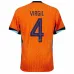 Le maillot domicile des Pays-Bas 2024/25 de Virgil - orange