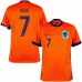 La maglia di casa dei Paesi Bassi 2024/25 di Xavi - arancione