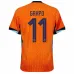 Gakpo's Netherlands 2024/25 home football jersey - orange