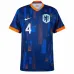 La maglia di trasferta dei Paesi Bassi 2024/25 di Virgil - blu
