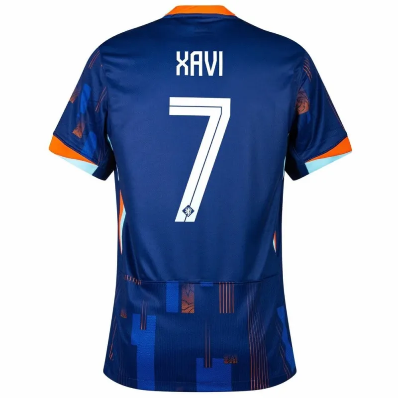Xavi's Netherlands 2024/25 away football jersey - blue