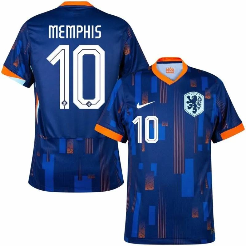 Memphis' Netherlands 2024/25 away football jersey - blue
