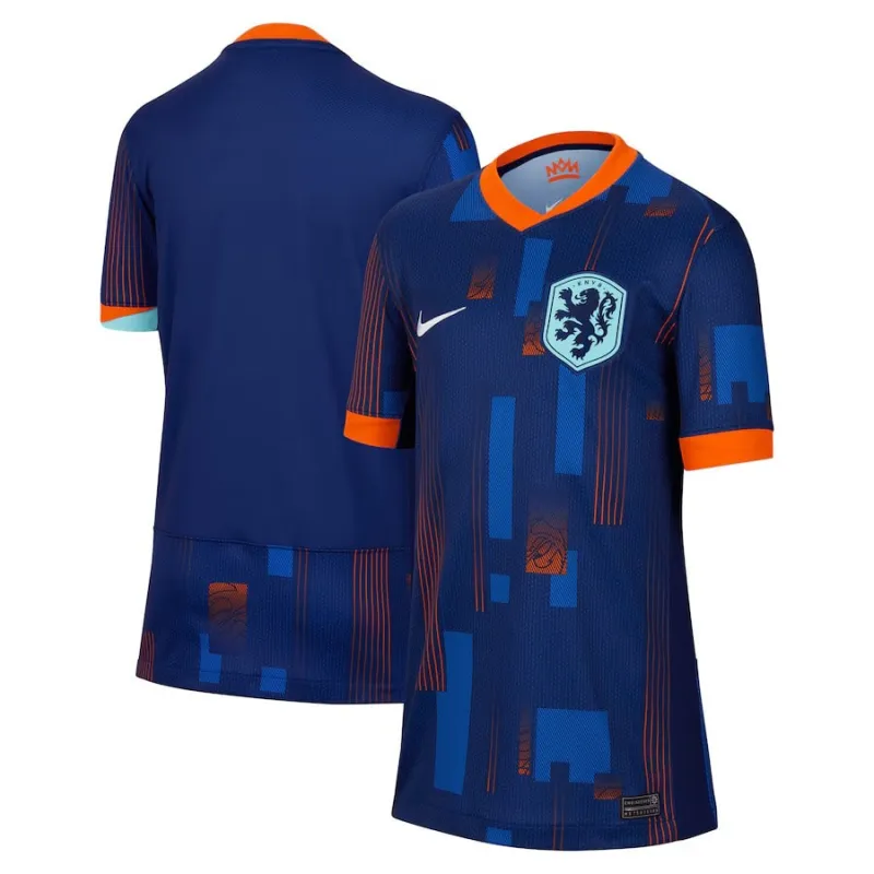 Maglia di trasferta dei Paesi Bassi 2024/25 per bambini - blu