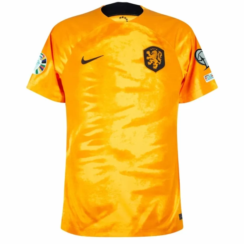 Maillot domicile des Pays - Bas pour l'Euro 2024 - orange