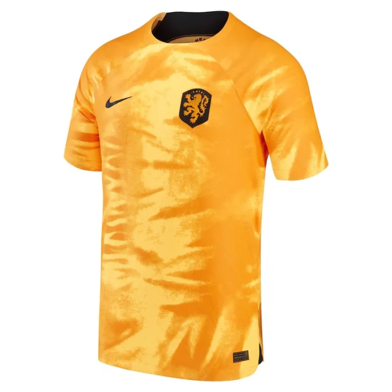 Maglia di casa della nazionale olandese per la Coppa del mondo di calcio 2022 - edizione giocatore - arancione
