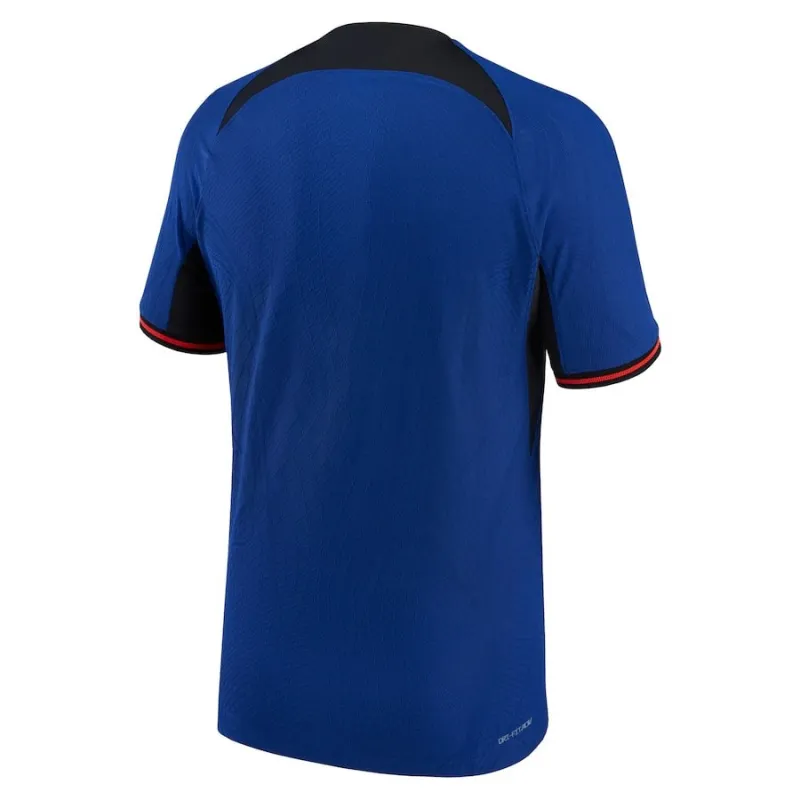 Netherlands' 2022 FIFA World Cup away football jersey - player version - blue