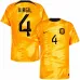 Virgil's Netherlands 2022 FIFA World Cup home football jersey - orange