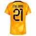 De Jong's Netherlands 2022 FIFA World Cup home football jersey - orange