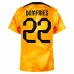 Dumfries' Netherlands 2022 FIFA World Cup home football jersey - orange