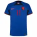 Berghuis' Netherlands 2022 FIFA World Cup away football jersey - blue