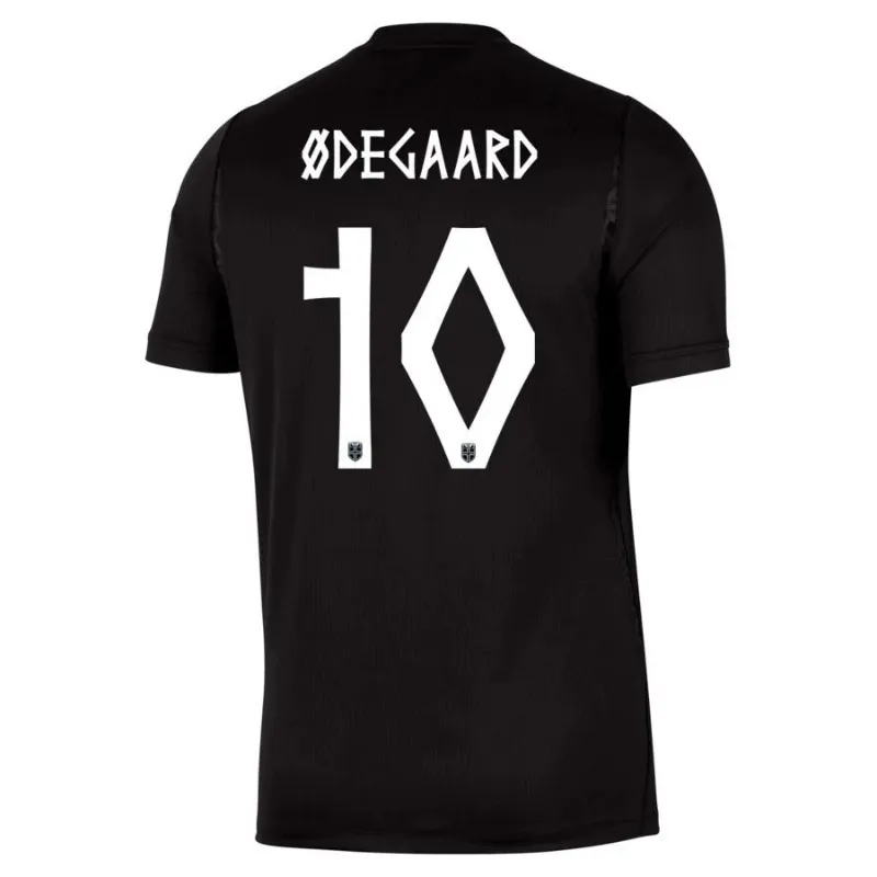 Norwegen ODEGAARD 2026/27 Auswärtstrikot schwarz