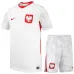 Polonia 2026/27 Maglia Casa Bambino Bianco