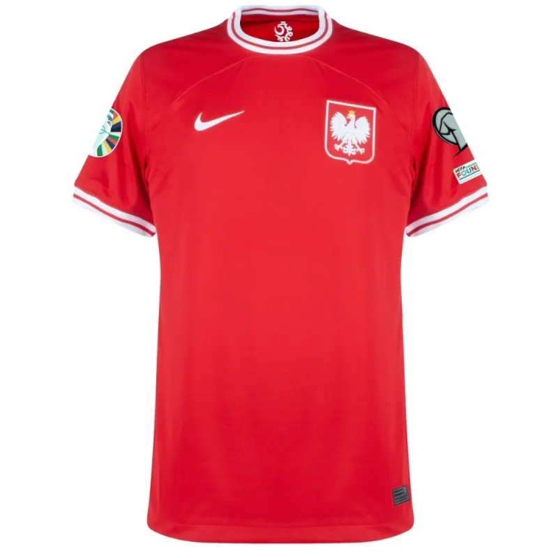 La camiseta visitante de Polonia para la Eurocopa 2024 - Rojo