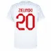 Zielinskis Heimtrikot von Polen für die Weltmeisterschaft 2022 - Weiß