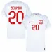 Zielinskis Heimtrikot von Polen für die Weltmeisterschaft 2022 - Weiß