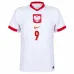 Polen LEWANDOWSKI 2024/25 Heimtrikot - Weiß