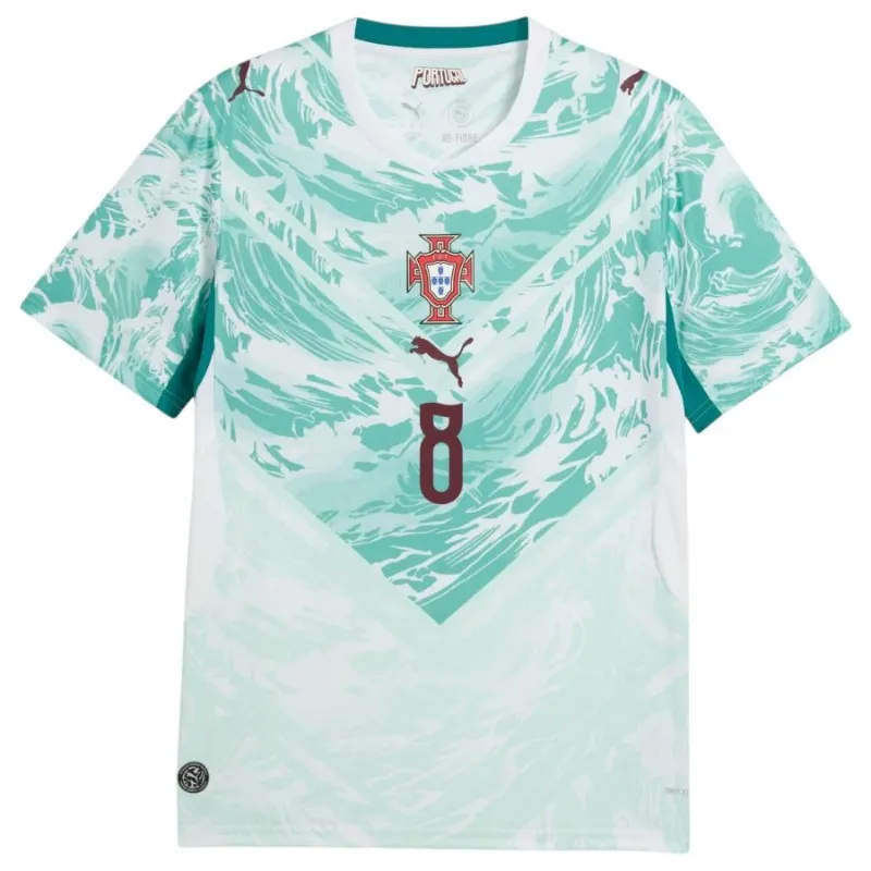 Portugal B.FERNANDES 2026/27 Away Jersey Green