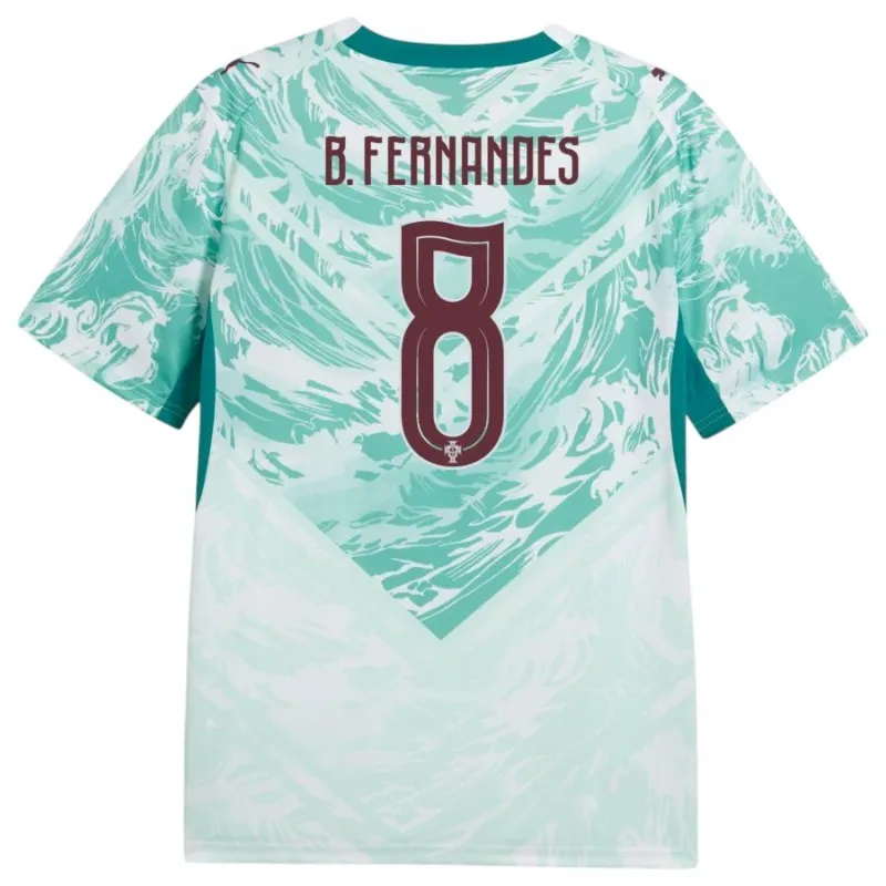 Portugal B.FERNANDES 2026/27 Away Jersey Green