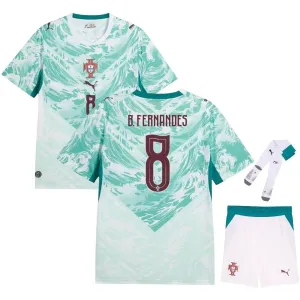 Kit Extérieur Enfant Portugal B.FERNANDES 2026/27 Vert