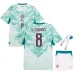 Portugal B.FERNANDES 2026/27 Away Kids Kit Green